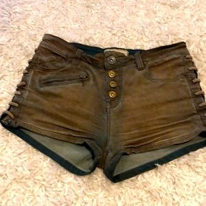Free People distressed shorts